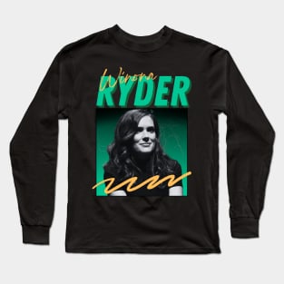 Winona ryder***original retro Long Sleeve T-Shirt